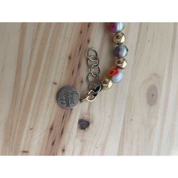 Venessa Arizaga Go With The Flow Freshwater Pearl Colorful Necklace FLAWED - Picture 4 of 6